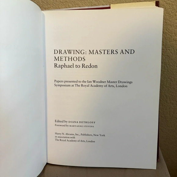 DRAWING: MASTERS AND METHODS : RAPHAEL TO REDON By Diana Dethloff - Hardcover VG - Picture 5 of 6
